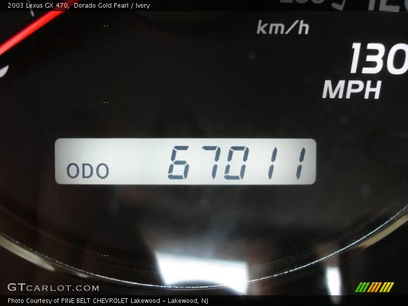 Dorado Gold Pearl / Ivory 2003 Lexus GX 470