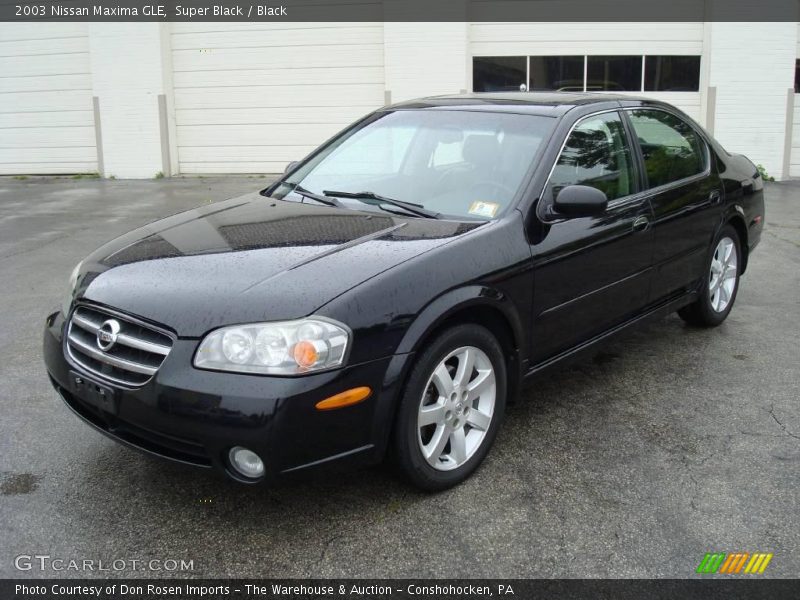Super Black / Black 2003 Nissan Maxima GLE