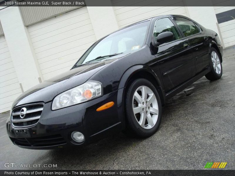 Super Black / Black 2003 Nissan Maxima GLE