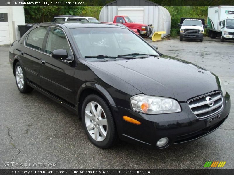 Super Black / Black 2003 Nissan Maxima GLE