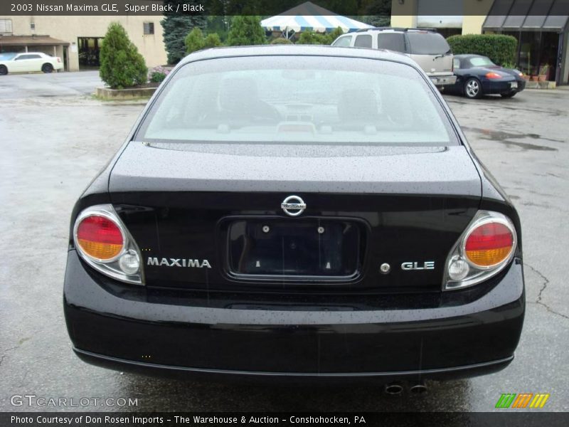 Super Black / Black 2003 Nissan Maxima GLE