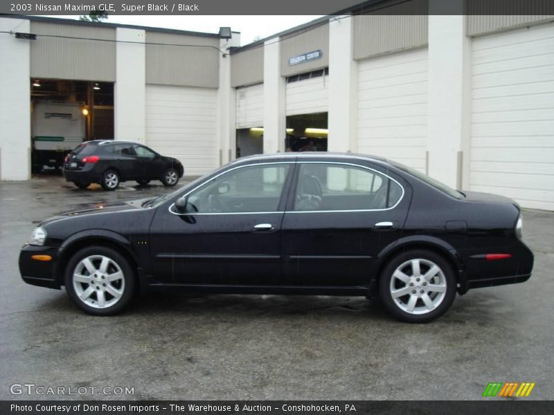 Super Black / Black 2003 Nissan Maxima GLE