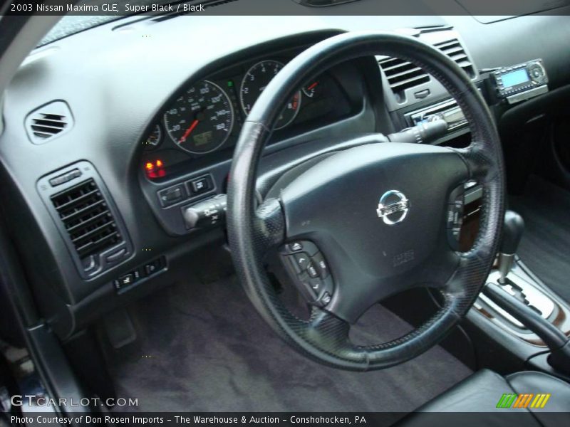 Super Black / Black 2003 Nissan Maxima GLE