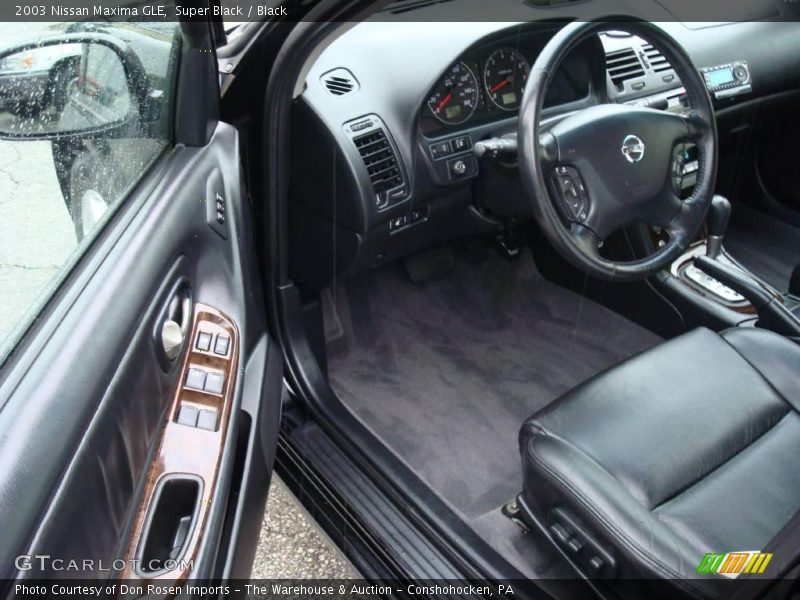 Super Black / Black 2003 Nissan Maxima GLE