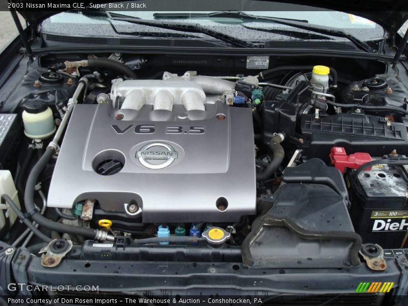 Super Black / Black 2003 Nissan Maxima GLE