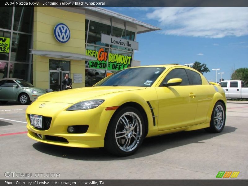 Lightning Yellow / Black/Chapparal 2004 Mazda RX-8