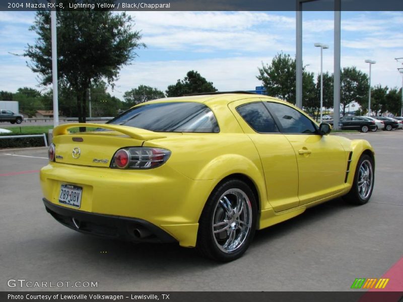 Lightning Yellow / Black/Chapparal 2004 Mazda RX-8