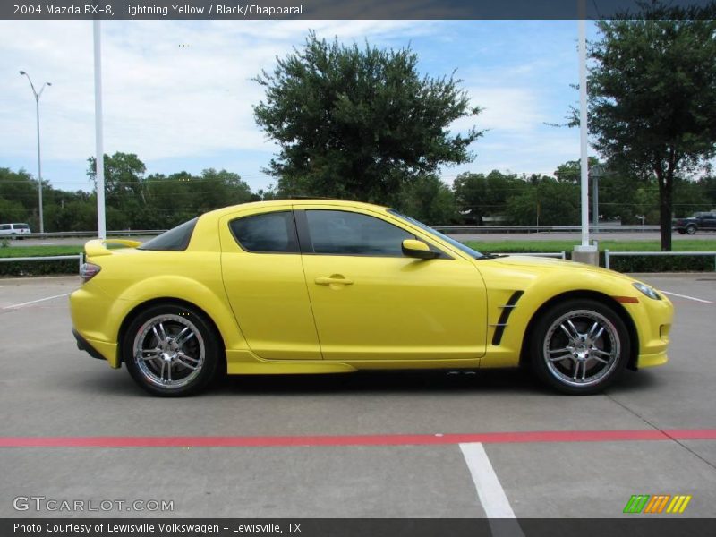 Lightning Yellow / Black/Chapparal 2004 Mazda RX-8