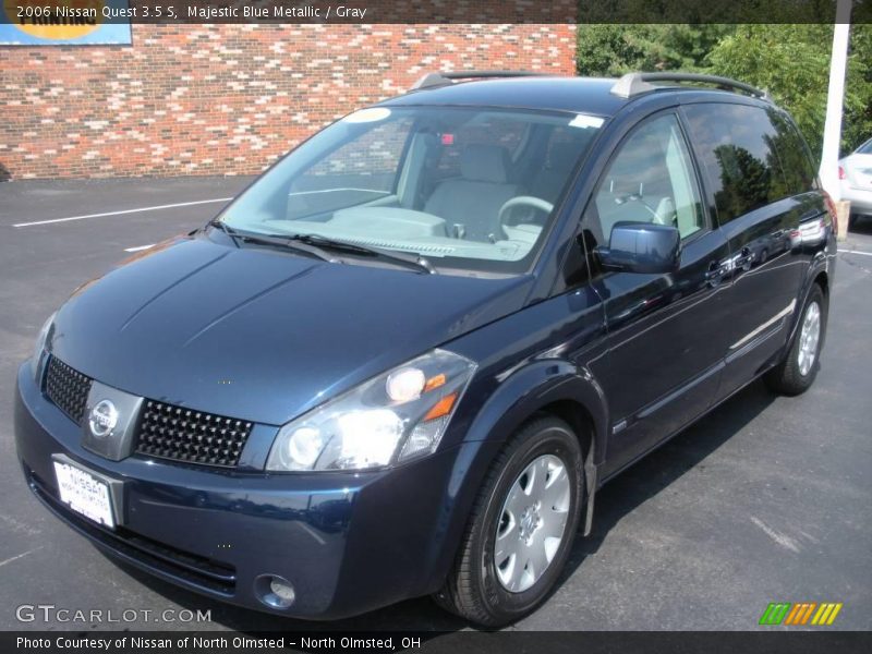Majestic Blue Metallic / Gray 2006 Nissan Quest 3.5 S