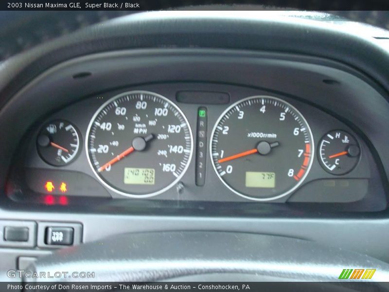 Super Black / Black 2003 Nissan Maxima GLE