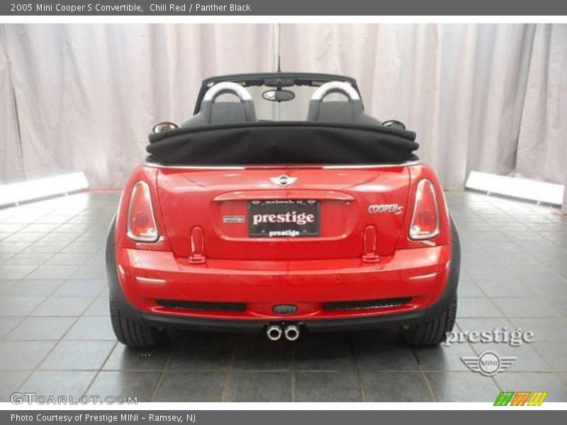 Chili Red / Panther Black 2005 Mini Cooper S Convertible