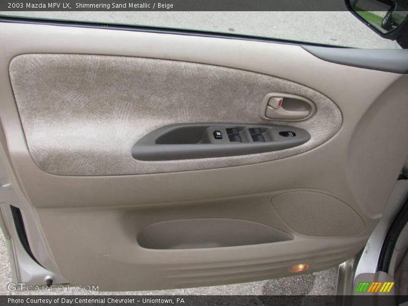 Shimmering Sand Metallic / Beige 2003 Mazda MPV LX