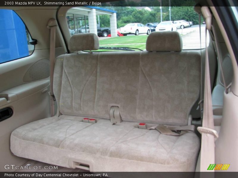 Shimmering Sand Metallic / Beige 2003 Mazda MPV LX