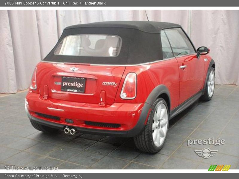Chili Red / Panther Black 2005 Mini Cooper S Convertible