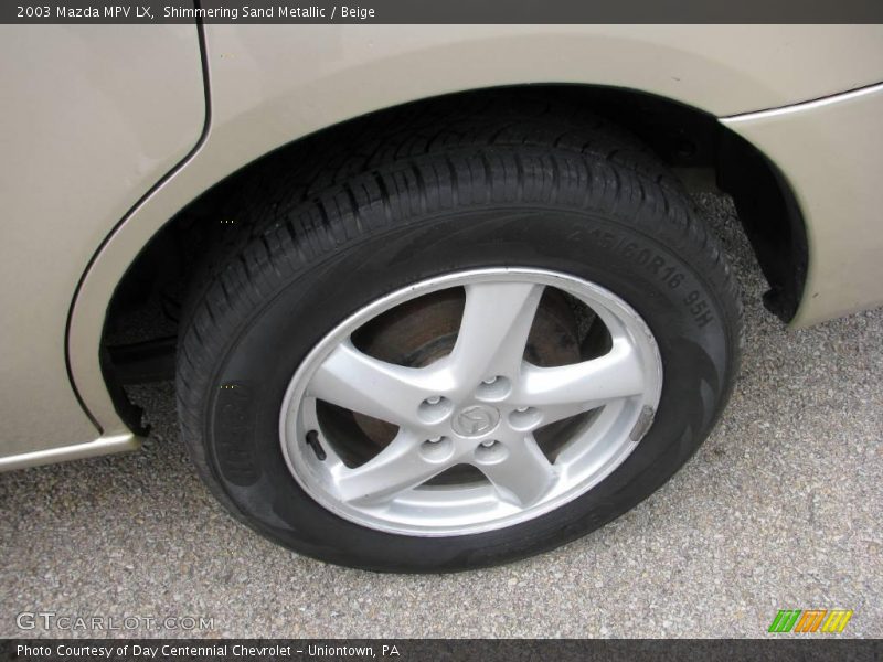 Shimmering Sand Metallic / Beige 2003 Mazda MPV LX