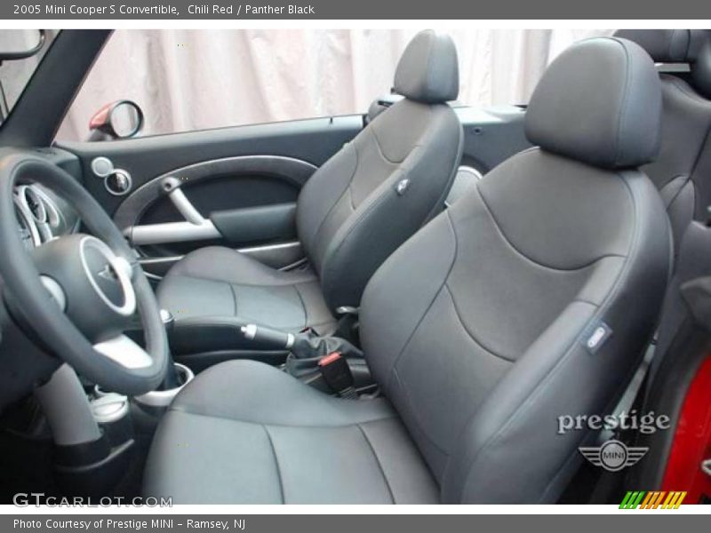 Chili Red / Panther Black 2005 Mini Cooper S Convertible