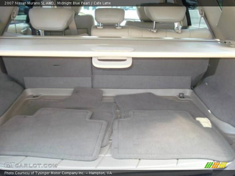 Midnight Blue Pearl / Cafe Latte 2007 Nissan Murano SL AWD