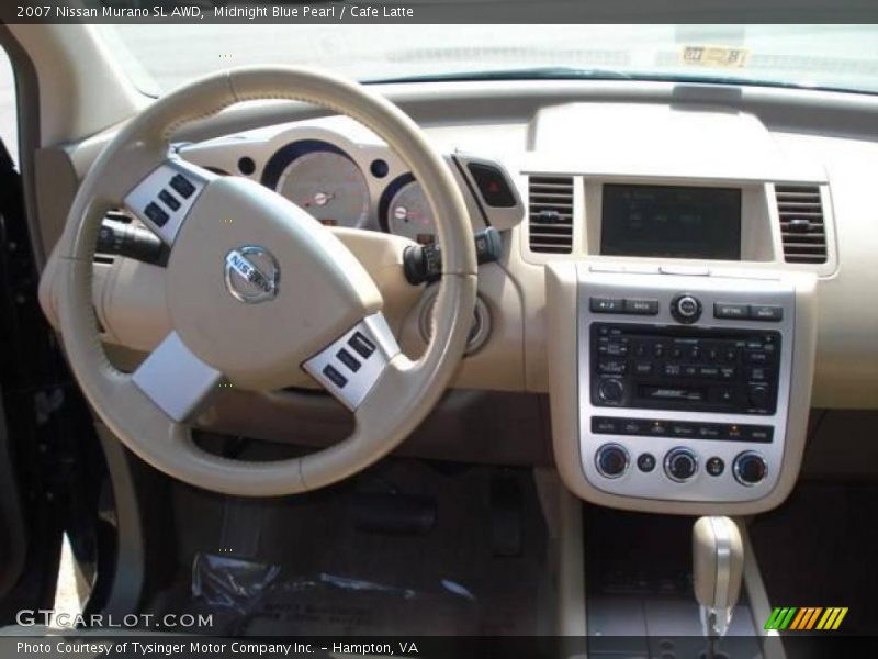 Midnight Blue Pearl / Cafe Latte 2007 Nissan Murano SL AWD