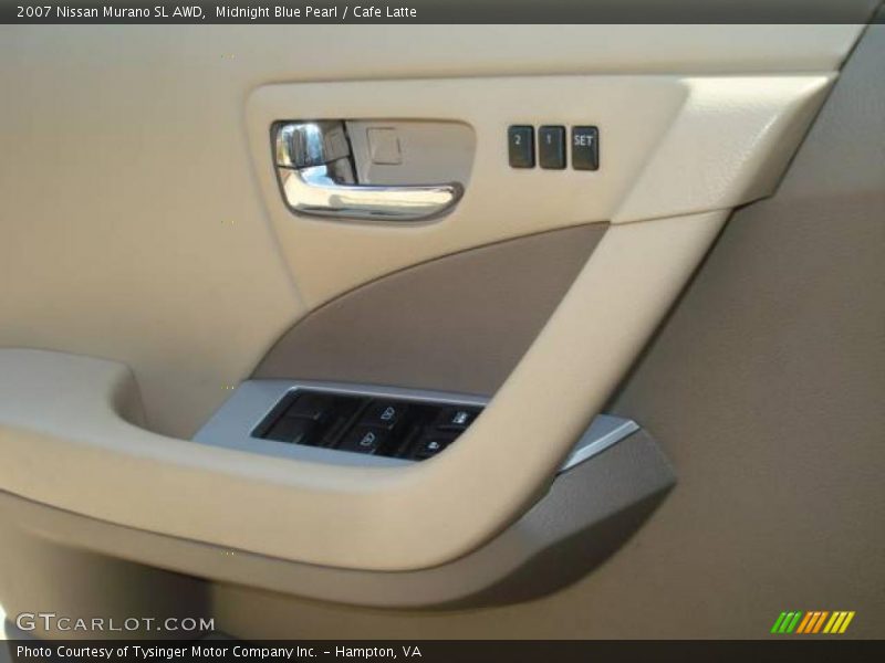 Midnight Blue Pearl / Cafe Latte 2007 Nissan Murano SL AWD