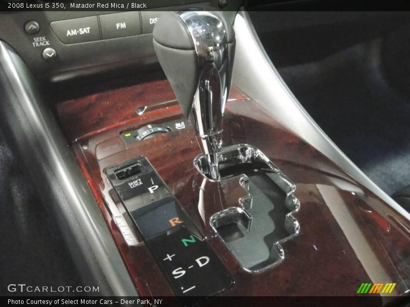 Matador Red Mica / Black 2008 Lexus IS 350