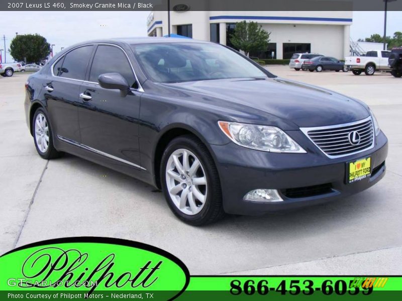 Smokey Granite Mica / Black 2007 Lexus LS 460