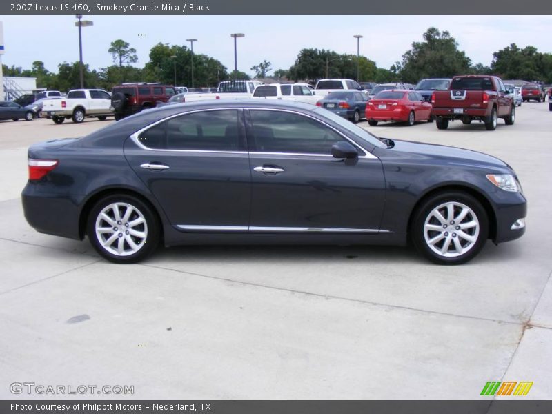 Smokey Granite Mica / Black 2007 Lexus LS 460