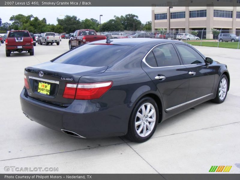 Smokey Granite Mica / Black 2007 Lexus LS 460