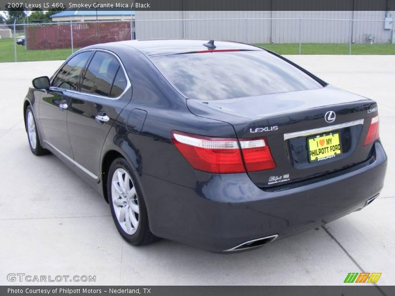 Smokey Granite Mica / Black 2007 Lexus LS 460