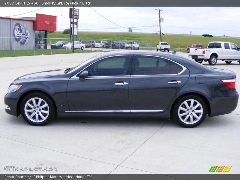Smokey Granite Mica / Black 2007 Lexus LS 460