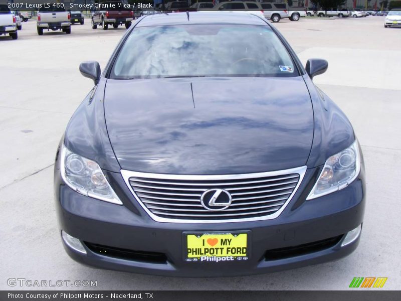 Smokey Granite Mica / Black 2007 Lexus LS 460