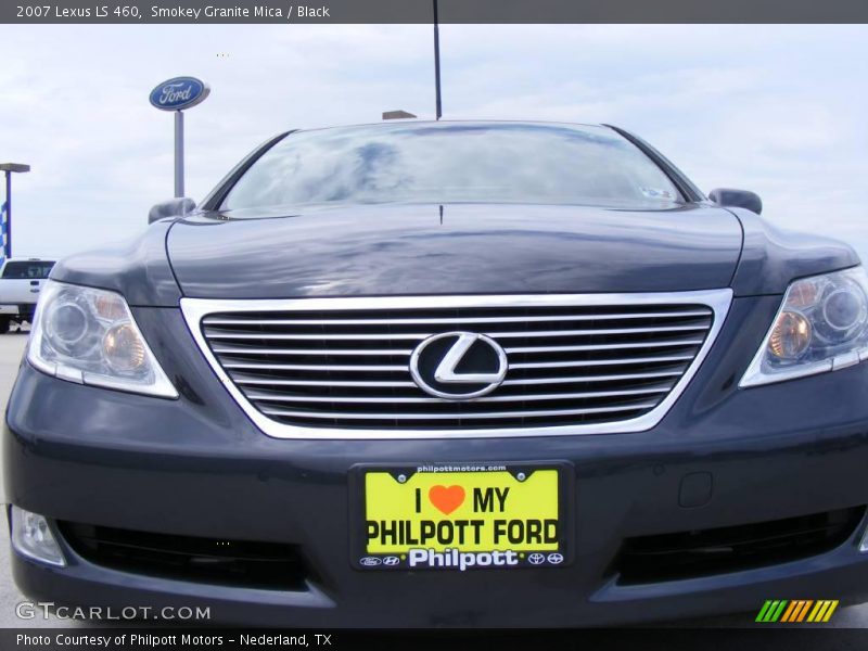 Smokey Granite Mica / Black 2007 Lexus LS 460