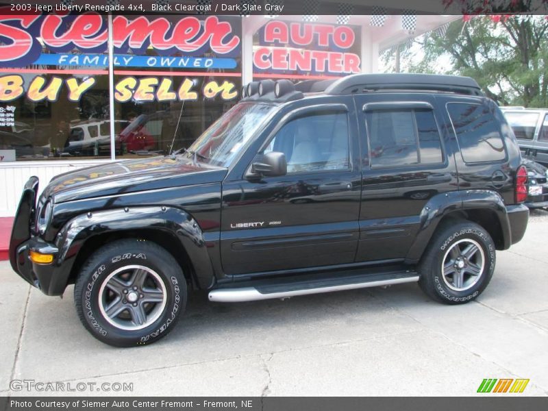 Black Clearcoat / Dark Slate Gray 2003 Jeep Liberty Renegade 4x4