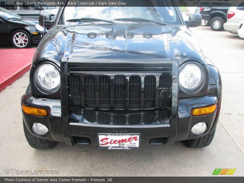 Black Clearcoat / Dark Slate Gray 2003 Jeep Liberty Renegade 4x4