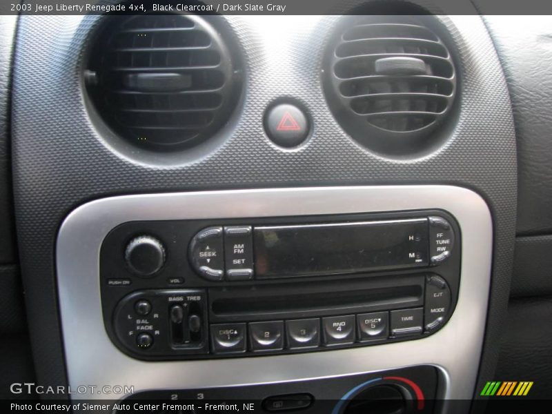 Black Clearcoat / Dark Slate Gray 2003 Jeep Liberty Renegade 4x4