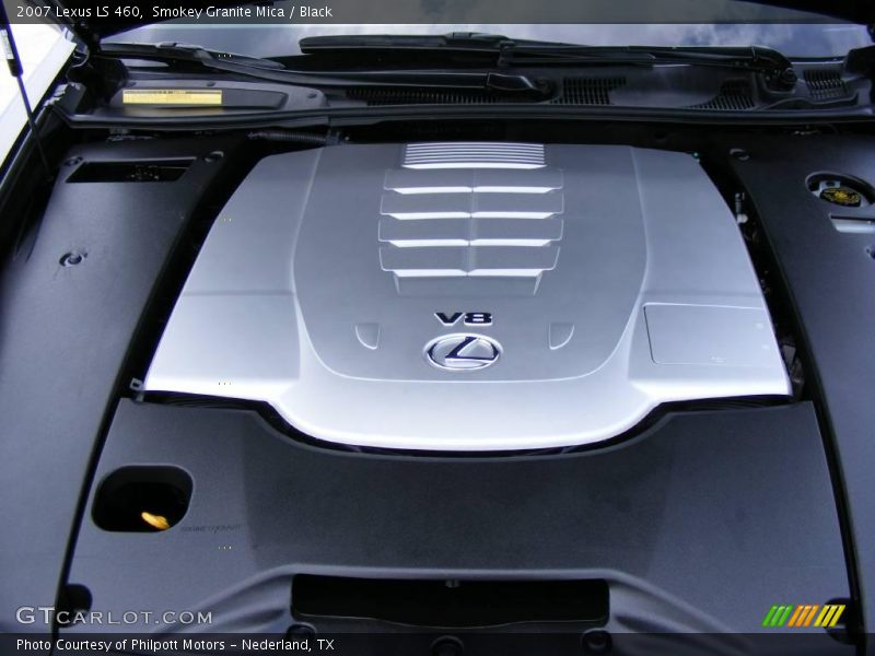 Smokey Granite Mica / Black 2007 Lexus LS 460