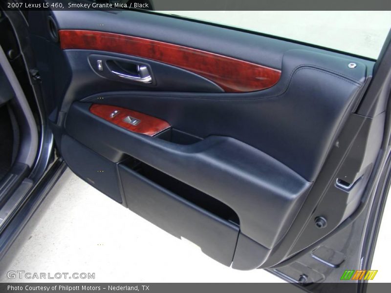 Smokey Granite Mica / Black 2007 Lexus LS 460