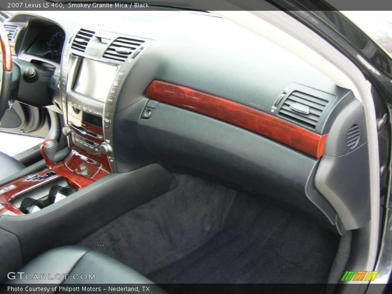 Smokey Granite Mica / Black 2007 Lexus LS 460