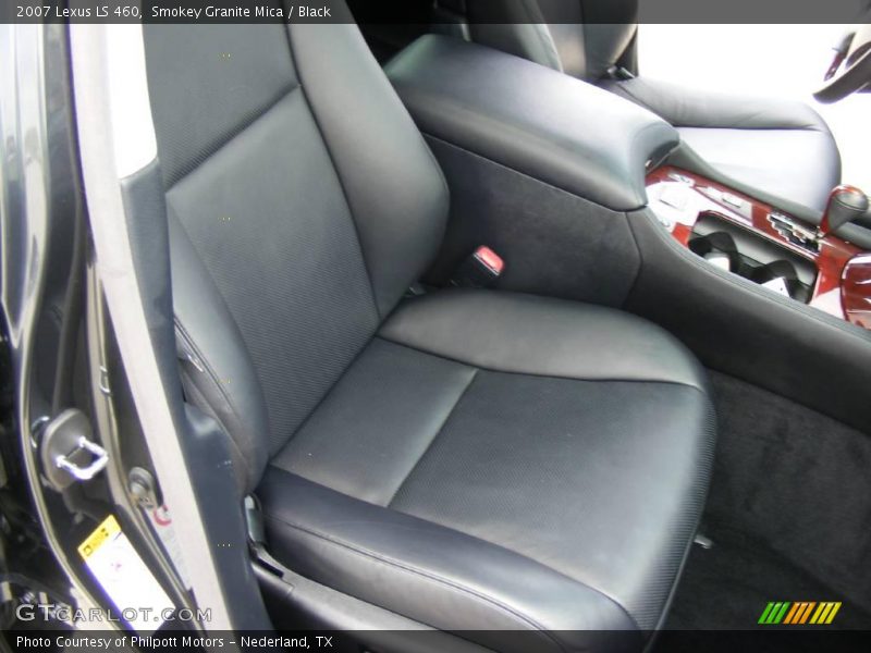 Smokey Granite Mica / Black 2007 Lexus LS 460