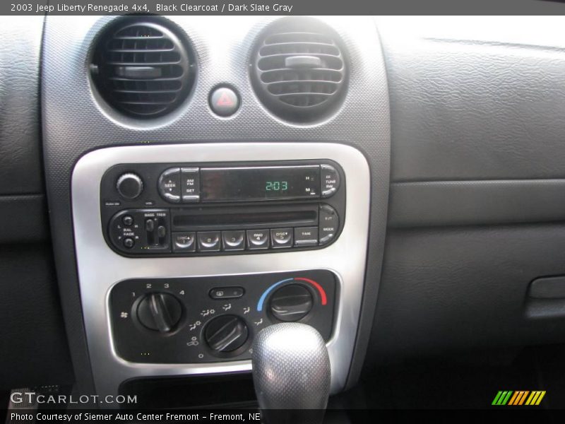 Black Clearcoat / Dark Slate Gray 2003 Jeep Liberty Renegade 4x4