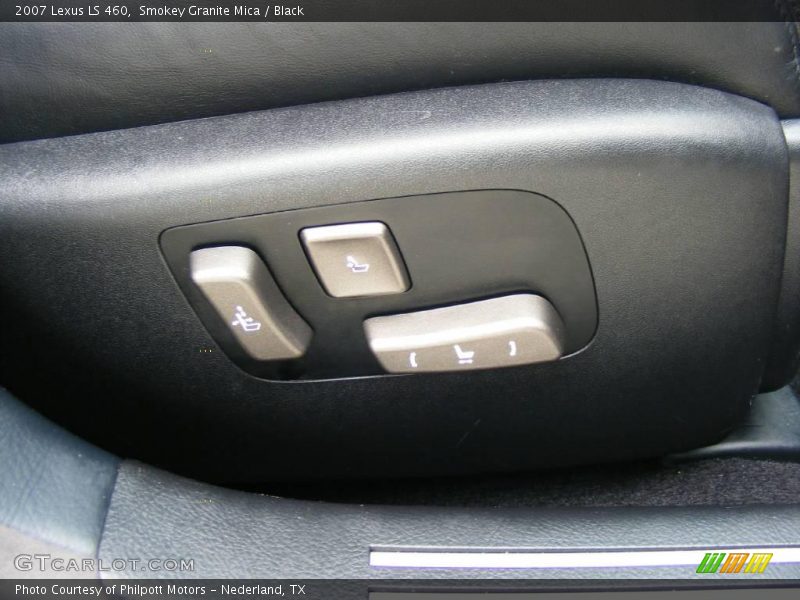 Smokey Granite Mica / Black 2007 Lexus LS 460
