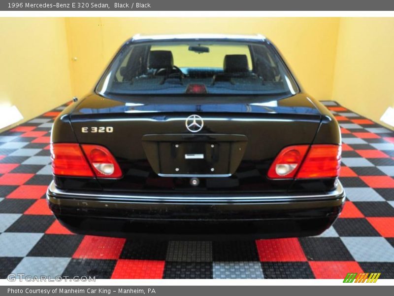 Black / Black 1996 Mercedes-Benz E 320 Sedan