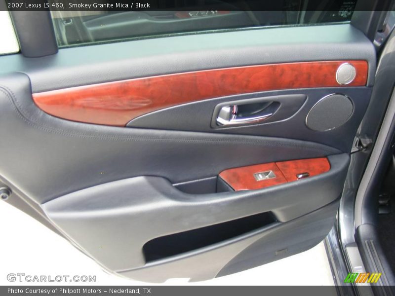 Smokey Granite Mica / Black 2007 Lexus LS 460