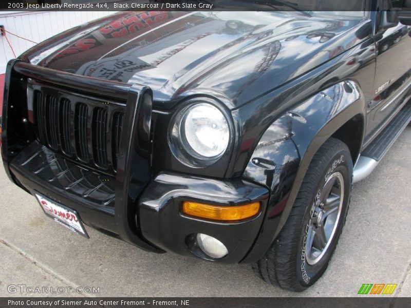 Black Clearcoat / Dark Slate Gray 2003 Jeep Liberty Renegade 4x4