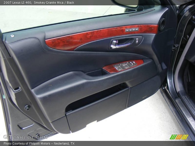 Smokey Granite Mica / Black 2007 Lexus LS 460