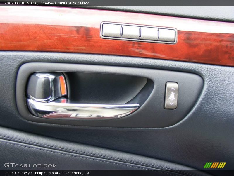 Smokey Granite Mica / Black 2007 Lexus LS 460