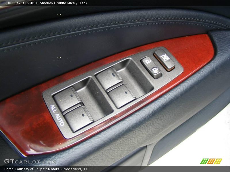 Smokey Granite Mica / Black 2007 Lexus LS 460