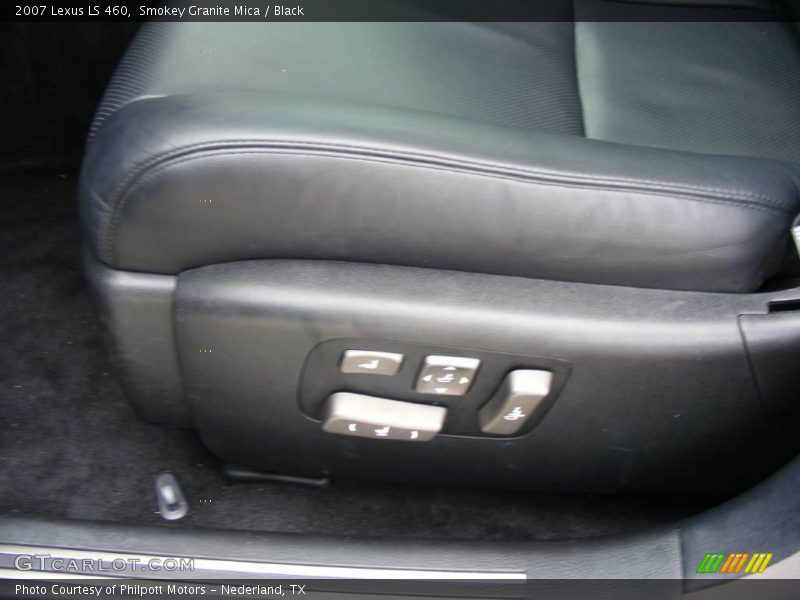 Smokey Granite Mica / Black 2007 Lexus LS 460