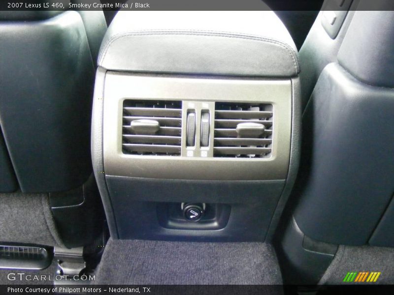 Smokey Granite Mica / Black 2007 Lexus LS 460
