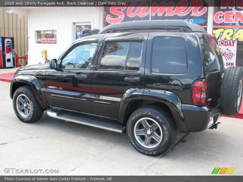 Black Clearcoat / Dark Slate Gray 2003 Jeep Liberty Renegade 4x4