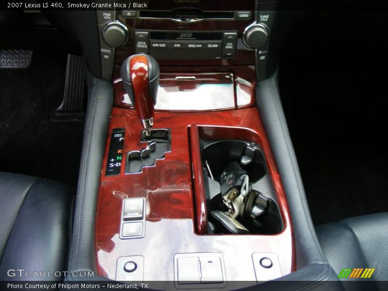 Smokey Granite Mica / Black 2007 Lexus LS 460